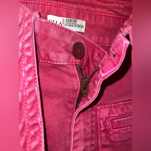 Ulla Johnson Red Flare Jeans with Wide Leg - Picture 8 of 13